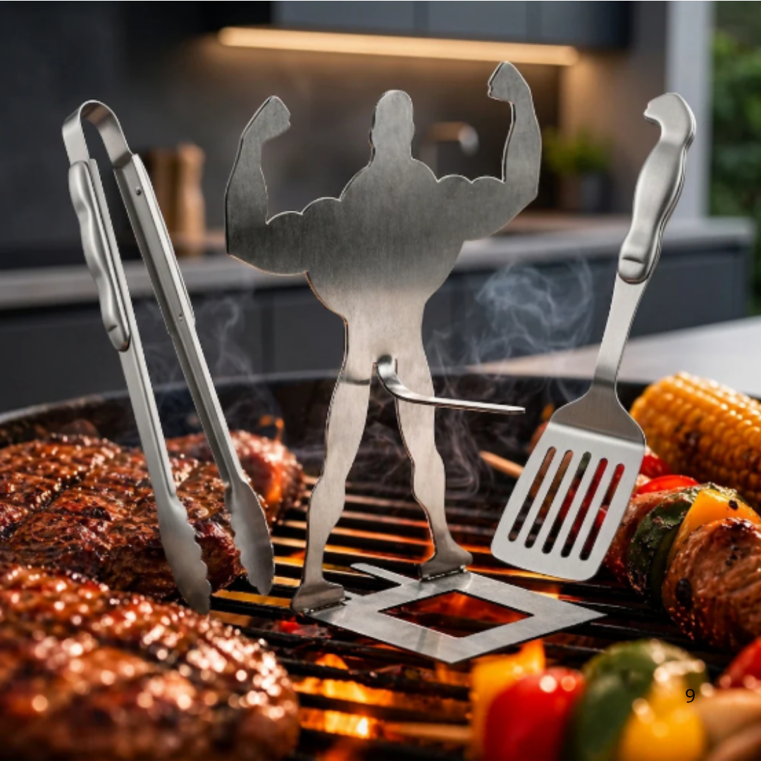 Mr Grill Ironman™ Brings Muscle To Every BBQ 🔥