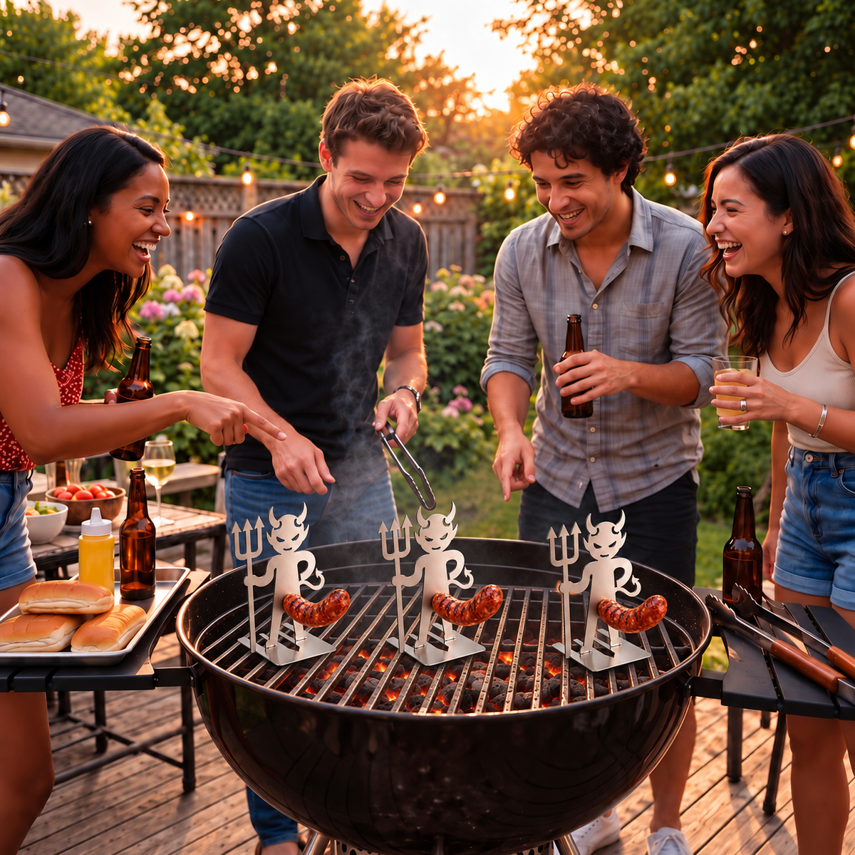 Mr Grill Devil™ The hottest guy at the BBQ. 😈🔥