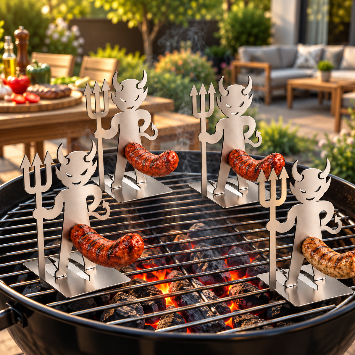 Mr Grill Devil™ The hottest guy at the BBQ. 😈🔥