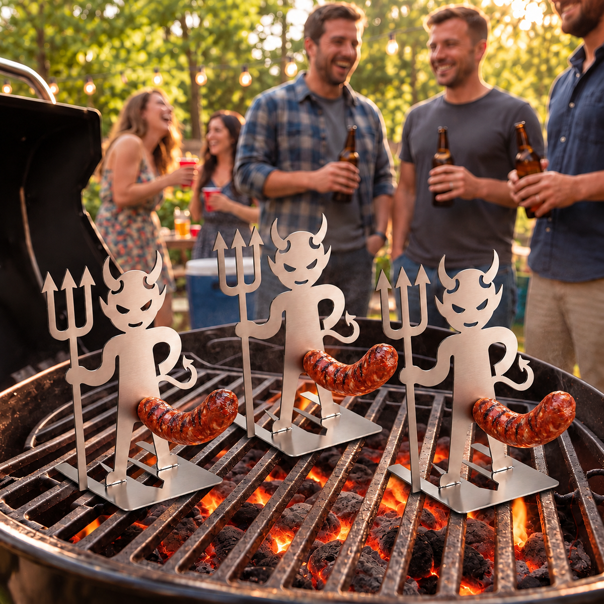 Mr Grill Devil™ The hottest guy at the BBQ. 😈🔥