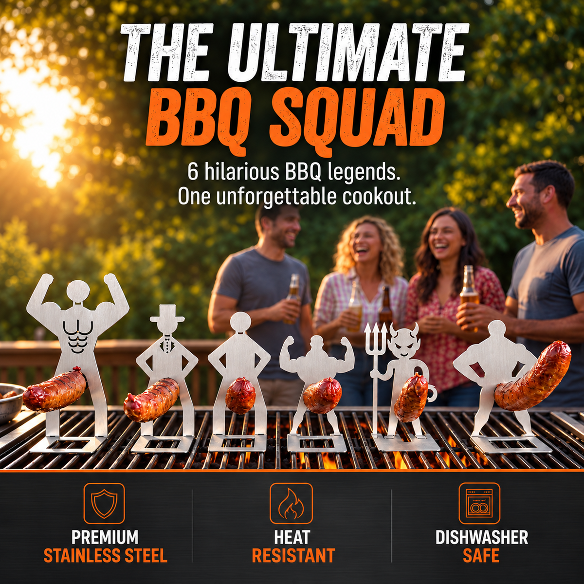 The Ultimate BBQ Squad  "6 legends. One legendary BBQ"