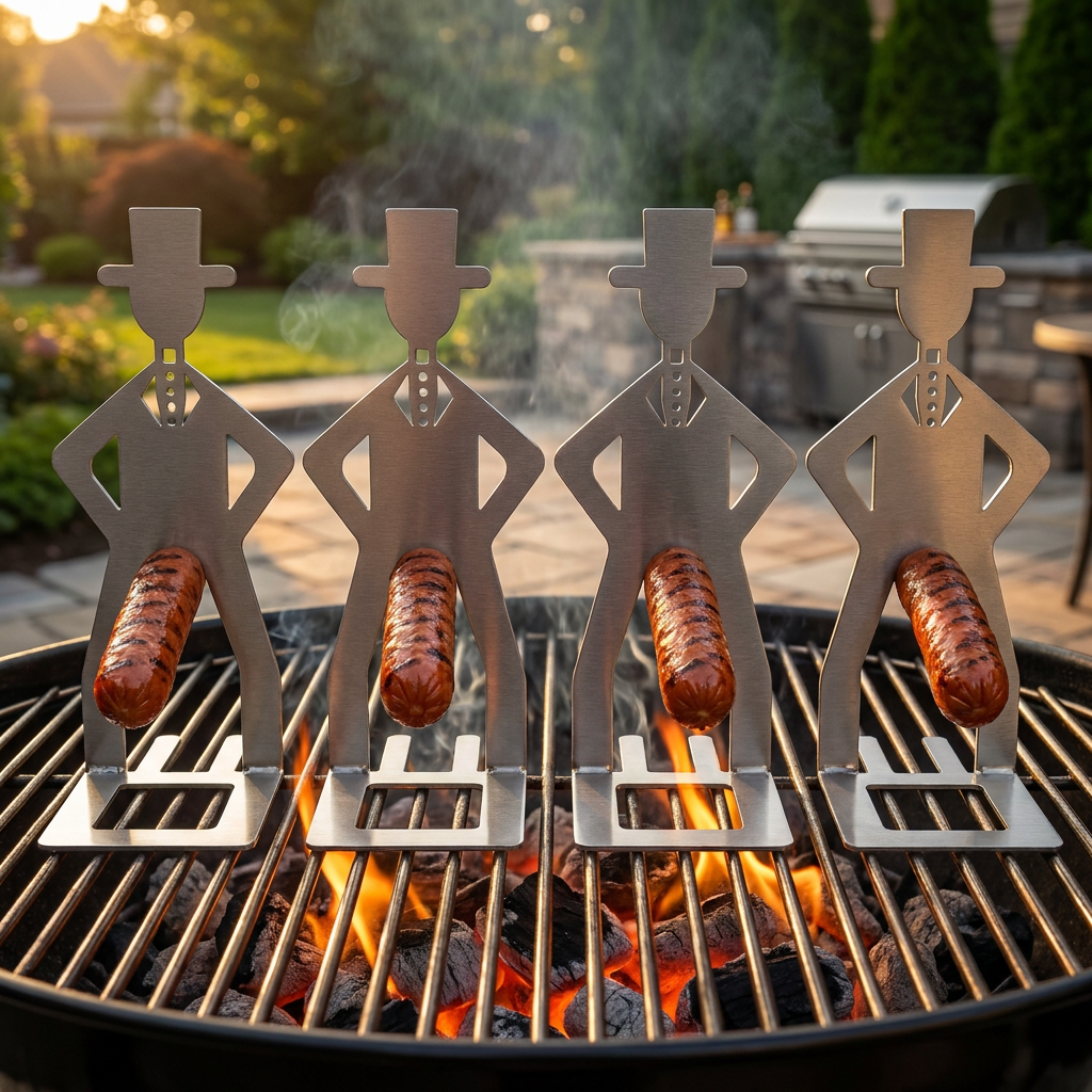 Mr Grill Sheriff™ Keeps BBQs Under Control 🤠