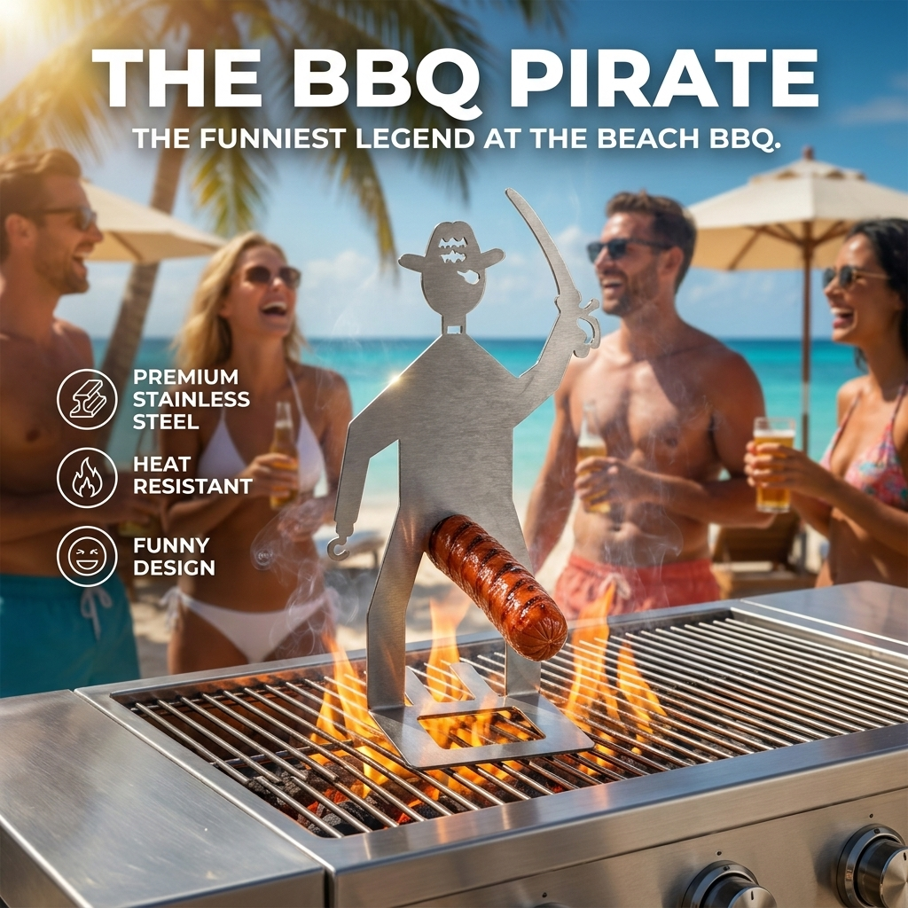 Mr Grill Pirate™ Steals The Show At Every BBQ 😂